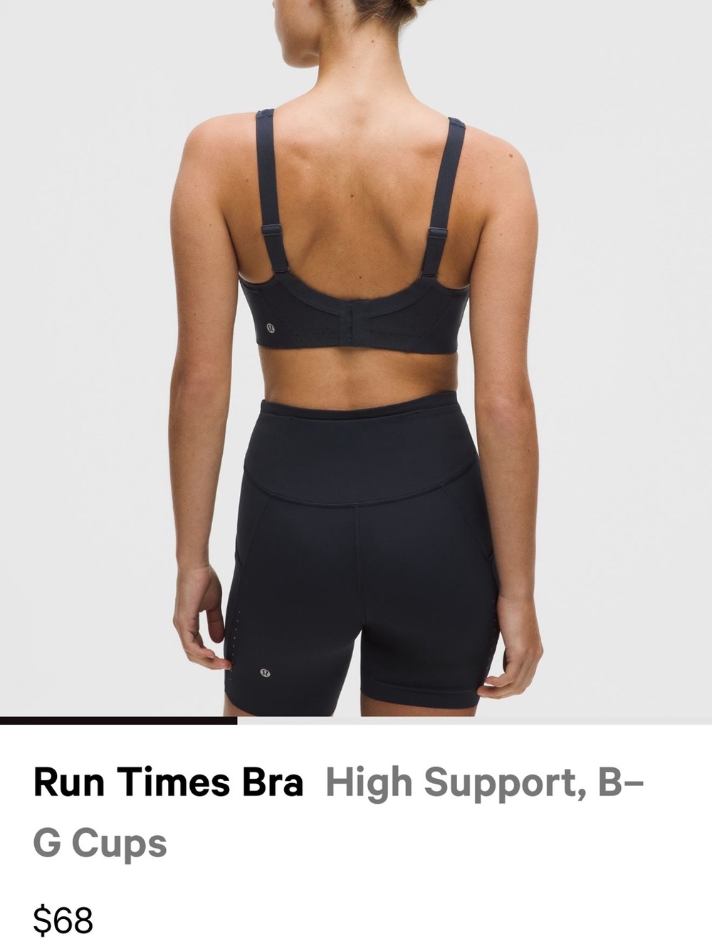 lululemon athletica Perforated Support Sports Bra - Royal Blue - Picture 10 of 11